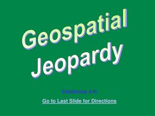 Geospatial Jeopardy