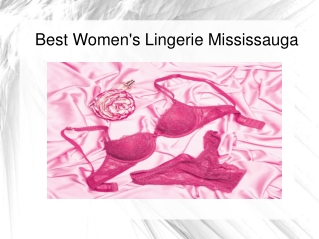 Best Women's Lingerie Mississauga: Deals By Post