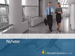 Microsoft Dynamics AX 2009 Nyheter