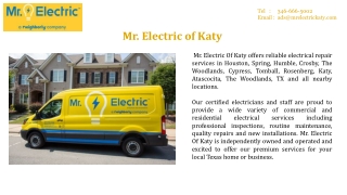 24 Hour Electrician Services in Houston