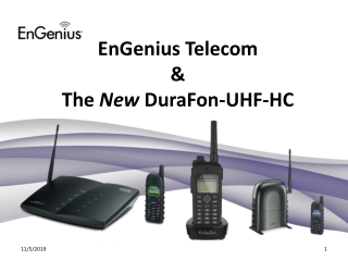 EnGenius Telecom &amp; The New DuraFon -UHF-HC
