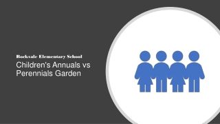 Children's Annuals vs Perennials Garden