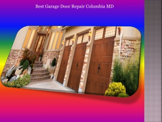 Best Garage Door Repair Columbia MD