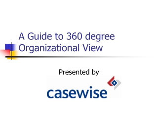 A Guide To 360 degree Organizational View