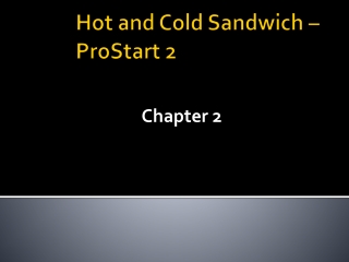 Hot and Cold Sandwich – ProStart 2