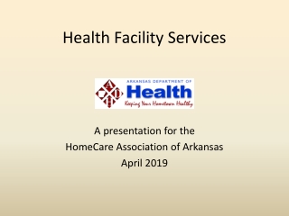 Health Facility Services