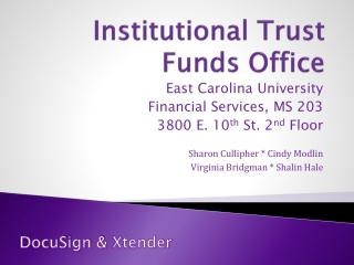 Institutional Trust Funds Office