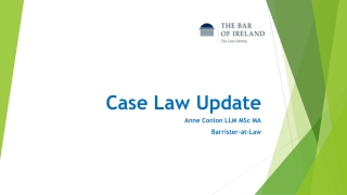 Case Law Update