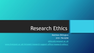 Research Ethics