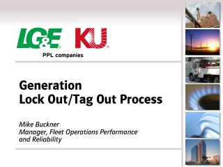 Generation Lock Out/Tag Out Process