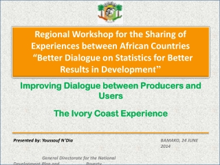 Regional Workshop for the Sharing of Experiences between African Countries