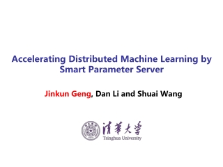 Accelerating Distributed Machine Learning by Smart Parameter Server