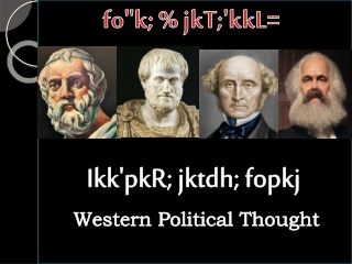 Western Political Thought