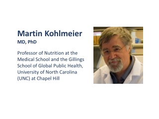 Martin Kohlmeier MD, PhD