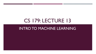 CS 179: Lecture 13