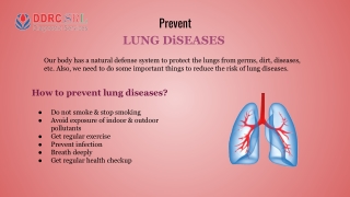 How To Prevent Lung Diseases?