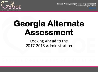 Georgia Alternate Assessment