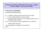 CENTRALES DE MONITOREO DE SE ALES DE ALARMA CONTRA ROBO - ASALTO E INCENDIO