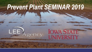 Prevent Plant SEMINAR 2019