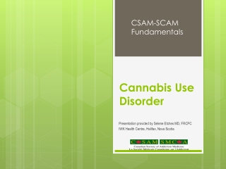 Cannabis Use Disorder