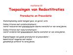 Hoofdstuk 20 Toepasingen van Redoxtitraties