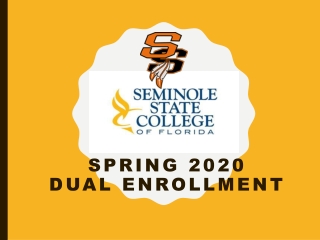 spring 2020 Dual Enrollment