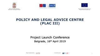 POLICY AND LEGAL ADVICE CENTRE (PLAC III)