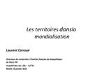 Les territoires dans la mondialisation