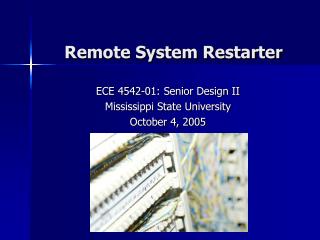 Remote System Restarter