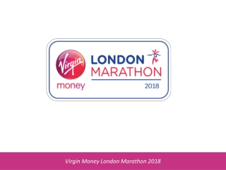 Virgin Money London Marathon 2018