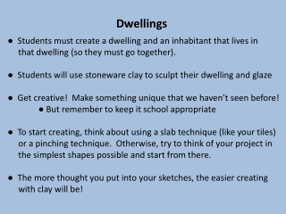 Dwellings