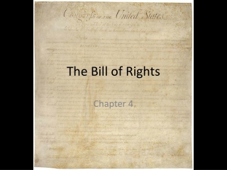 The Bill of Rights