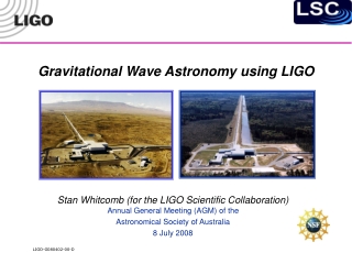 Gravitational Wave Astronomy using LIGO