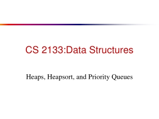 CS 2133:Data Structures