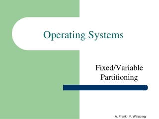 Operating Systems