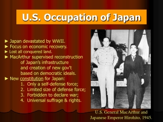 U.S. Occupation of Japan