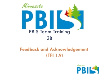 PBIS Team Training 3B