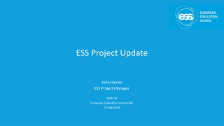 ESS Project Update