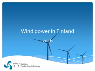 Wind power in Finland