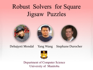 Robust Solvers for Square Jigsaw Puzzles