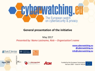 cyberwatching.eu @ cyberwatching.eu info@cyberwatching.eu