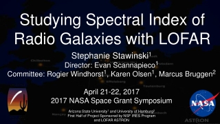 Studying Spectral Index of Radio Galaxies with LOFAR