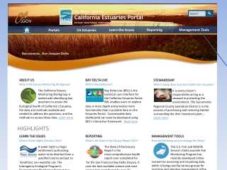 My Water Quality California Estuaries Portal