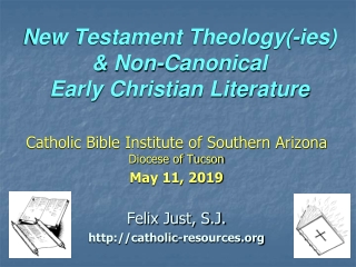 New Testament Theology(- ies ) &amp; Non-Canonical Early Christian Literature