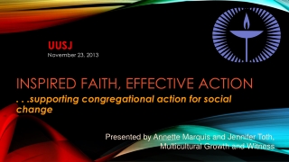 Inspired Faith, Effective Action