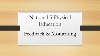 National 5 Physical Education
