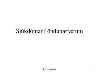 Sjúkdómar í öndunarfærum