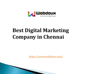 Professional and Best Digital Marketing Company in Chennai