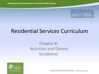 Residential Services Curriculum