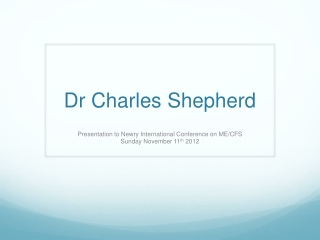 Dr Charles Shepherd